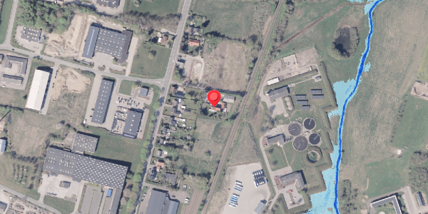 Oversvømmelsesrisiko fra vandløb på Århusvej 86B, . , 8300 Odder
