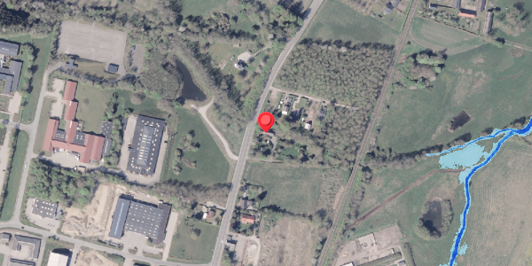 Oversvømmelsesrisiko fra vandløb på Århusvej 100, . , 8300 Odder