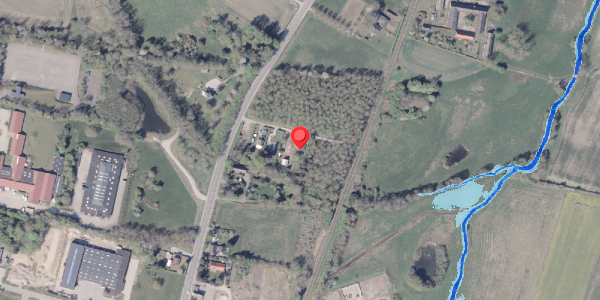 Oversvømmelsesrisiko fra vandløb på Århusvej 110, 8300 Odder