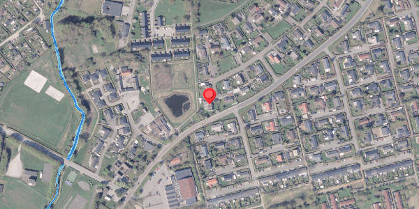 Oversvømmelsesrisiko fra vandløb på Ankjær 113, 8300 Odder