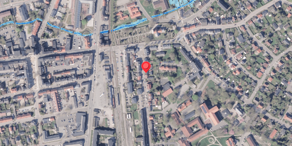 Oversvømmelsesrisiko fra vandløb på Asylgade 9, 8300 Odder