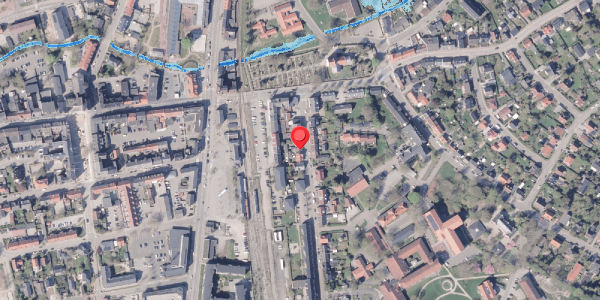 Oversvømmelsesrisiko fra vandløb på Asylgade 10, 8300 Odder