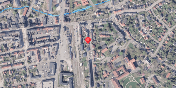 Oversvømmelsesrisiko fra vandløb på Asylgade 14, 8300 Odder