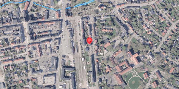 Oversvømmelsesrisiko fra vandløb på Asylgade 16, 2. th, 8300 Odder