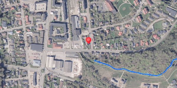 Oversvømmelsesrisiko fra vandløb på Asylgade 40, 8300 Odder