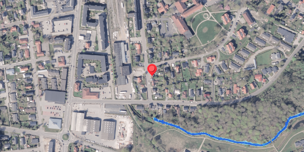 Oversvømmelsesrisiko fra vandløb på Asylgade 43, 8300 Odder