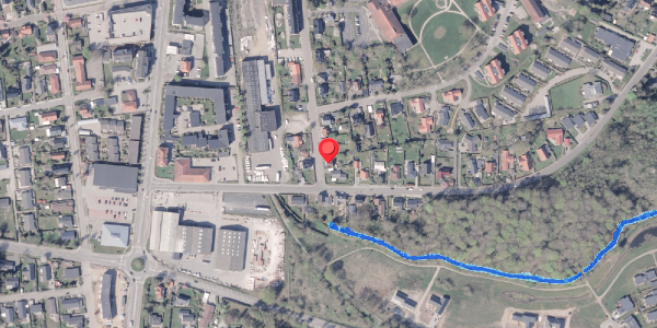 Oversvømmelsesrisiko fra vandløb på Asylgade 49, 8300 Odder