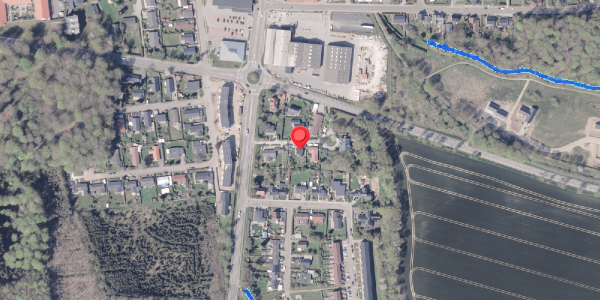 Oversvømmelsesrisiko fra vandløb på Bentzonsvej 4, 8300 Odder