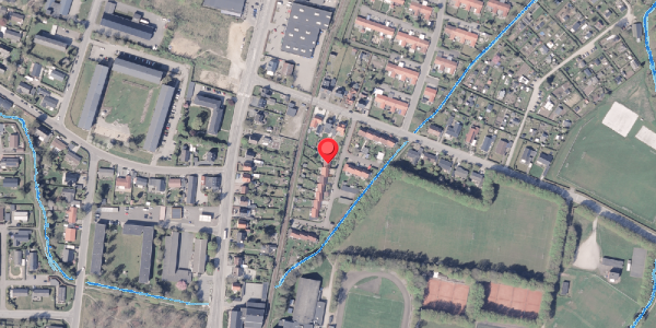 Oversvømmelsesrisiko fra vandløb på Bisgaardsparken 2, 8300 Odder