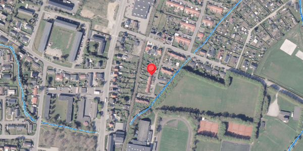 Oversvømmelsesrisiko fra vandløb på Bisgaardsparken 6, . , 8300 Odder