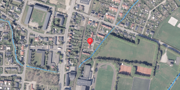 Oversvømmelsesrisiko fra vandløb på Bisgaardsparken 12, . , 8300 Odder