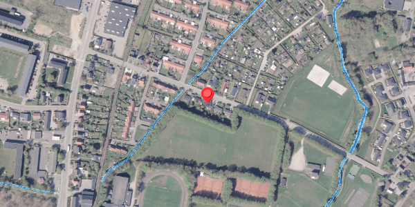 Oversvømmelsesrisiko fra vandløb på Bisgaardsvej 26, 8300 Odder