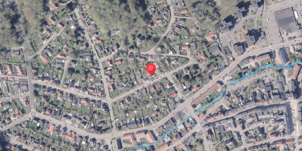 Oversvømmelsesrisiko fra vandløb på Borgergade 6, 8300 Odder