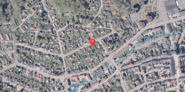 Oversvømmelsesrisiko fra vandløb på Borgergade 7, 8300 Odder