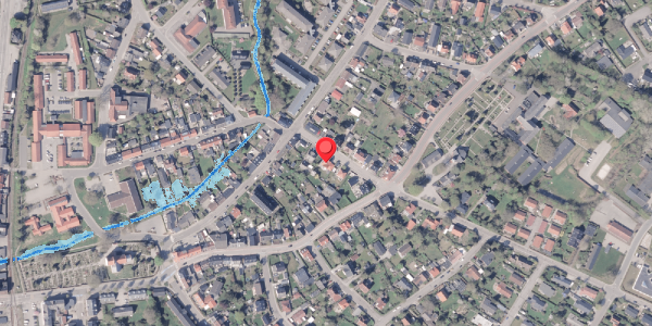 Oversvømmelsesrisiko fra vandløb på Bredgade 5, 8300 Odder