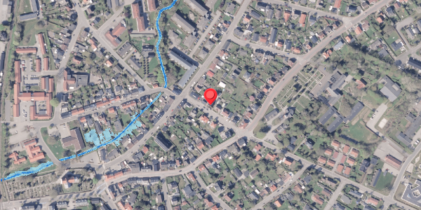 Oversvømmelsesrisiko fra vandløb på Bredgade 10, 8300 Odder