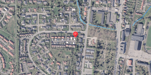 Oversvømmelsesrisiko fra vandløb på Christianslund 1F, 8300 Odder