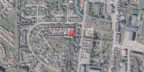 Oversvømmelsesrisiko fra vandløb på Christianslund 3A, 8300 Odder