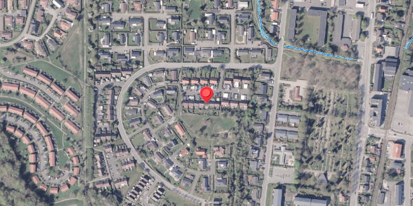 Oversvømmelsesrisiko fra vandløb på Christianslund 5C, 8300 Odder