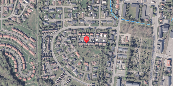 Oversvømmelsesrisiko fra vandløb på Christianslund 5D, 8300 Odder
