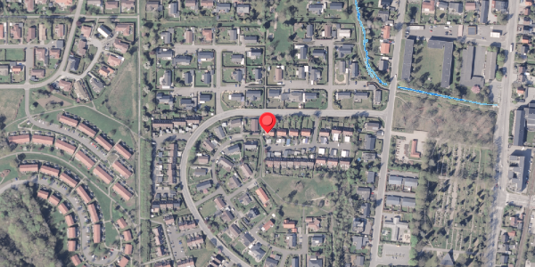 Oversvømmelsesrisiko fra vandløb på Christianslund 7A, 8300 Odder