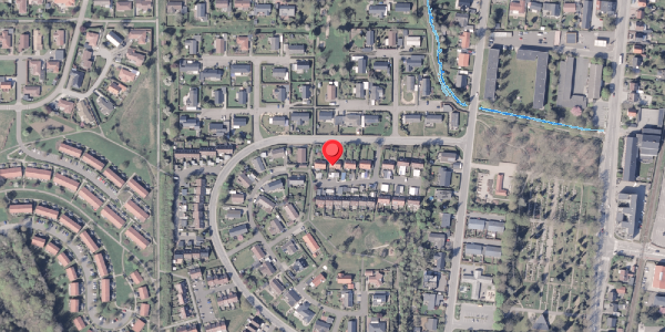Oversvømmelsesrisiko fra vandløb på Christianslund 7C, 8300 Odder
