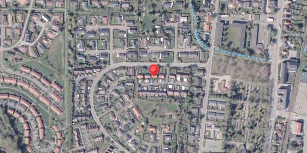 Oversvømmelsesrisiko fra vandløb på Christianslund 7E, 8300 Odder