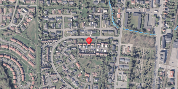 Oversvømmelsesrisiko fra vandløb på Christianslund 7F, 8300 Odder