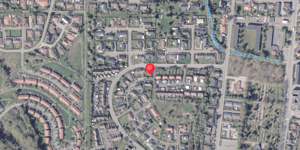 Oversvømmelsesrisiko fra vandløb på Christianslund 21, 8300 Odder