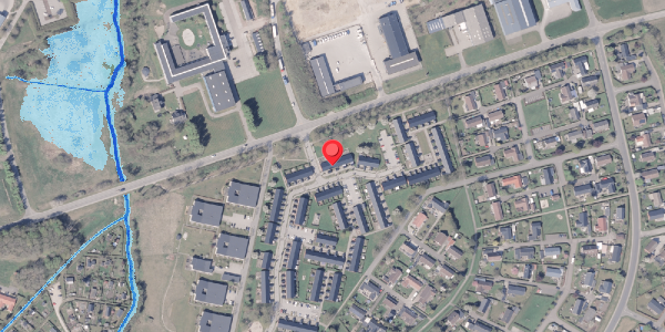 Oversvømmelsesrisiko fra vandløb på Egholmparken 3, 8300 Odder