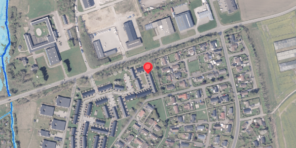 Oversvømmelsesrisiko fra vandløb på Egholmparken 35, 8300 Odder