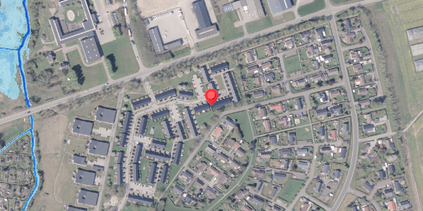 Oversvømmelsesrisiko fra vandløb på Egholmparken 59, 8300 Odder