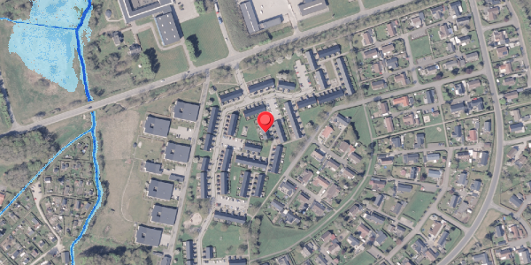 Oversvømmelsesrisiko fra vandløb på Egholmparken 89, 8300 Odder