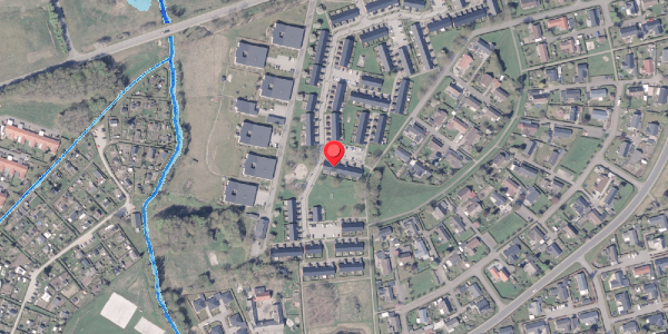 Oversvømmelsesrisiko fra vandløb på Egholmparken 102, 8300 Odder