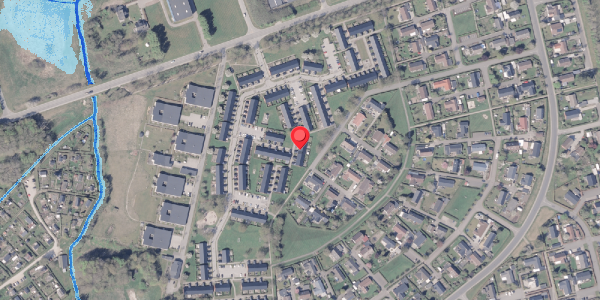 Oversvømmelsesrisiko fra vandløb på Egholmparken 160, 8300 Odder