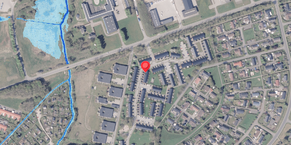 Oversvømmelsesrisiko fra vandløb på Egholmparken 180, 8300 Odder