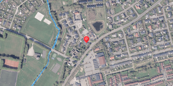 Oversvømmelsesrisiko fra vandløb på Egholmvej 1, 8300 Odder