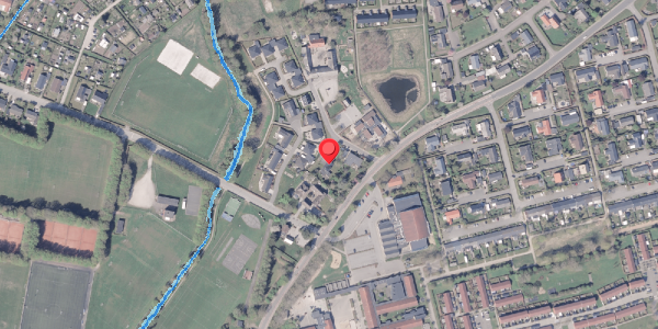 Oversvømmelsesrisiko fra vandløb på Egholmvej 3, 8300 Odder