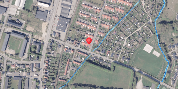Oversvømmelsesrisiko fra vandløb på Enghaven 1, 8300 Odder