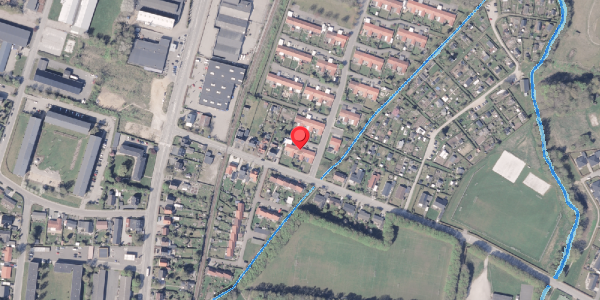 Oversvømmelsesrisiko fra vandløb på Enghaven 3, 8300 Odder