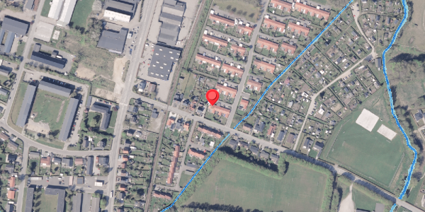 Oversvømmelsesrisiko fra vandløb på Enghaven 5, 8300 Odder