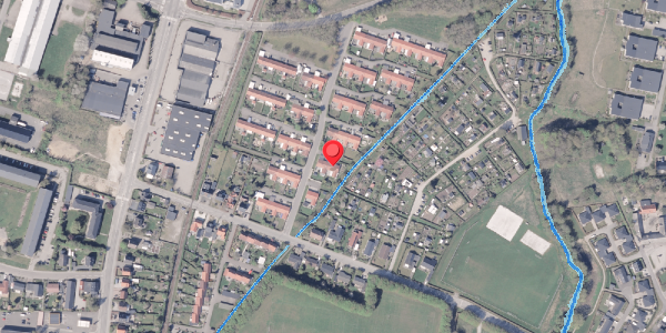 Oversvømmelsesrisiko fra vandløb på Enghaven 6, 8300 Odder