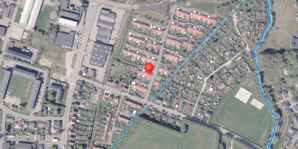 Oversvømmelsesrisiko fra vandløb på Enghaven 7, 8300 Odder