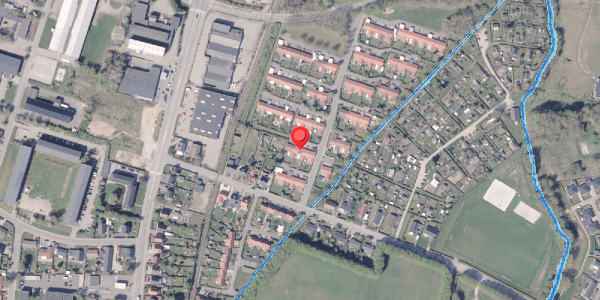 Oversvømmelsesrisiko fra vandløb på Enghaven 9, 8300 Odder