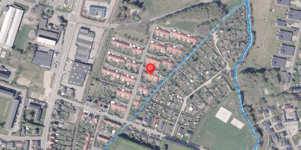 Oversvømmelsesrisiko fra vandløb på Enghaven 10, 8300 Odder