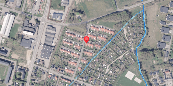 Oversvømmelsesrisiko fra vandløb på Enghaven 14, 8300 Odder