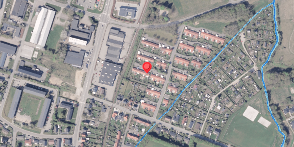 Oversvømmelsesrisiko fra vandløb på Enghaven 17B, 8300 Odder