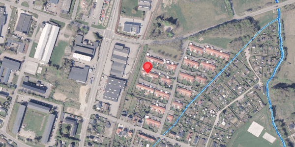 Oversvømmelsesrisiko fra vandløb på Enghaven 21D, . , 8300 Odder
