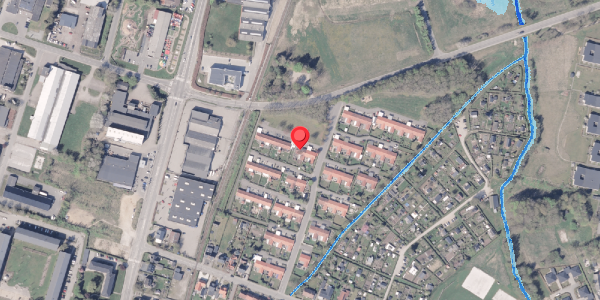 Oversvømmelsesrisiko fra vandløb på Enghaven 25, 8300 Odder