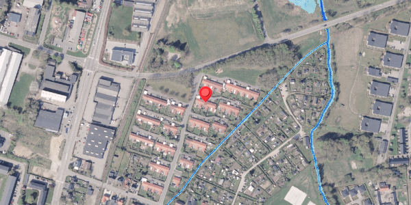 Oversvømmelsesrisiko fra vandløb på Enghaven 26, 8300 Odder